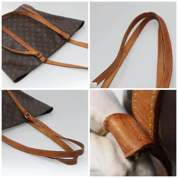 LOUIS VUITTON Monogram Sac Shopping Tote Bag M51108 LV Auth 137411 - Picture 16 of 16